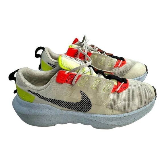 Nike Youth Running Shoes DB3351-010 6Y Neon & Red Mesh Sneakers Crater Impact - Picture 10 of 11